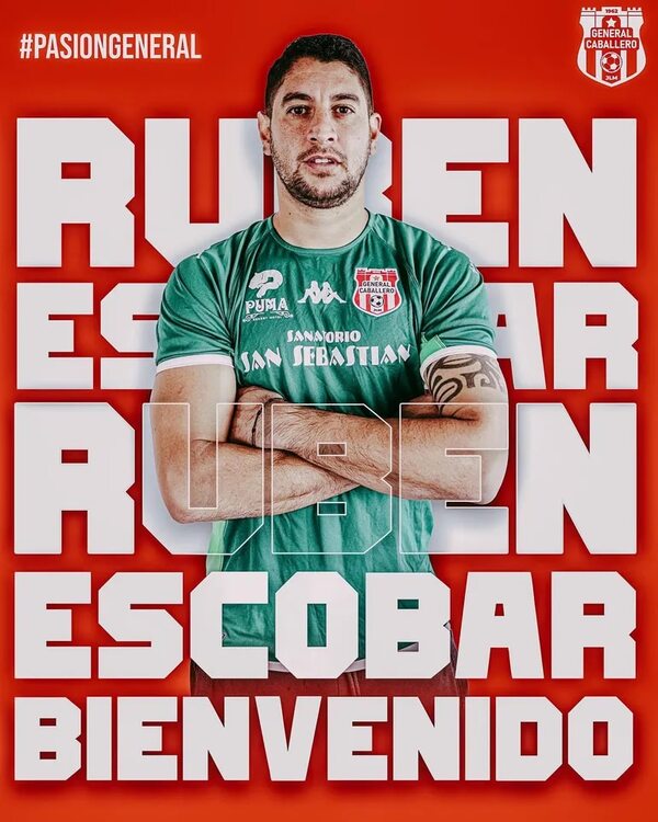 Rubén Escobar, el cuarto fichaje de General Caballero JLM - Fútbol - ABC Color