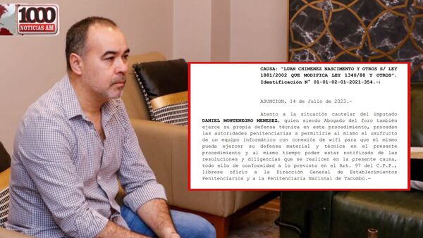 Operación Pavo Real: esposo de fiscal accederá a computadora con wifi en prisión | 1000 Noticias