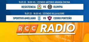 RCC Radio te trae las emociones de los partidos de Olimpia y Cerro Porteño