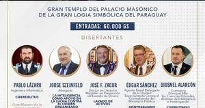 La Nación / Invitan a conversatorio sobre seguridad y lucha contra el crimen organizado en el Palacio Masónico