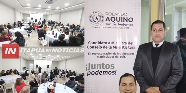 ROLANDO AQUINO RECIBIÓ MULTITUDINARIO APOYO EN ENCARNACIÓN - Itapúa Noticias