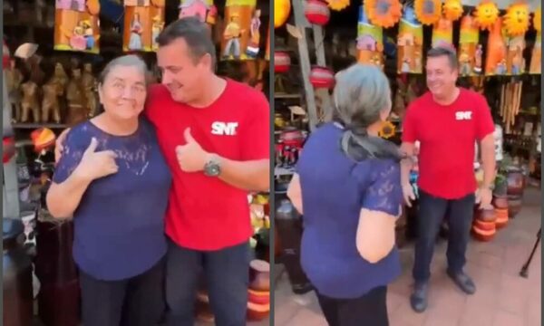 (Video). Doñitas enloquecen con camarógrafo rapai