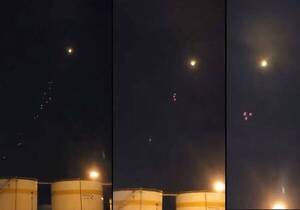 Video viral: filman un “bombardeo” a un supuesto ovni, pero ni cosquilla le hizo