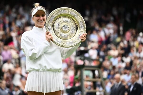 Vondrousova gana Wimbledon - Polideportivo - ABC Color