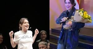La Nación / ¡Lali González fue ovacionada de pie en Asunción con obra argentina!