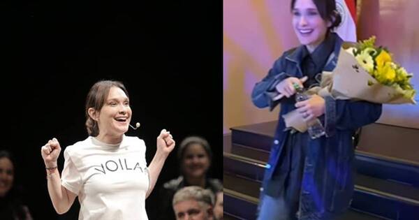 La Nación / ¡Lali González fue ovacionada de pie en Asunción con obra argentina!