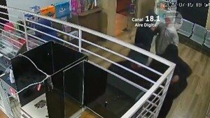 Violento asalto de un grupo a comercio en Asunción