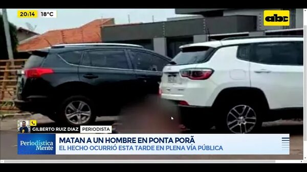 Video: Matan a un hombre en Ponta Porã - Periodísticamente - ABC Color