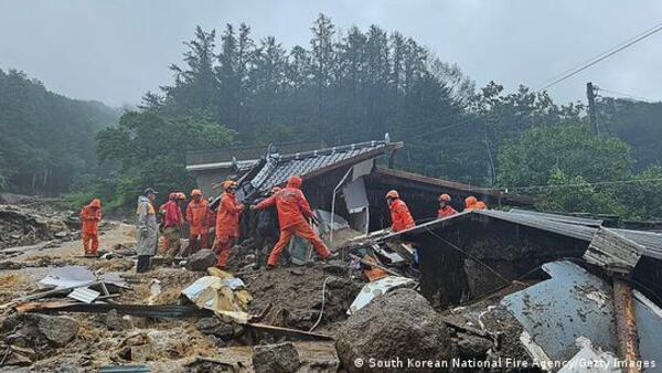 Cifra de muertos por inundaciones en Corea del Sur sube a 37