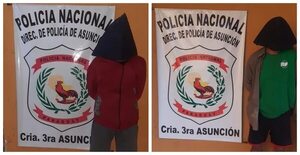 Dos detenidos en el microcentro de Asunción  - Policiales - ABC Color