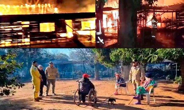 Feroz incendio consume pabellón del hogar de ancianos en la ciudad de Hernandarias – Diario TNPRESS