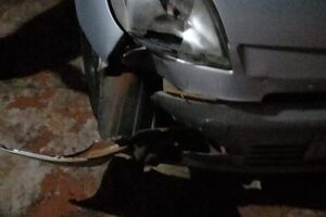 Accidente deja un motociclista lesionado