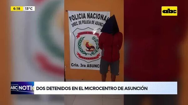 Video: Dos detenidos en el microcentro de Asunción - ABC Noticias - ABC Color