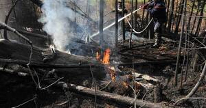 La Nación / Dos bomberos mueren en incendios forestales en Canadá