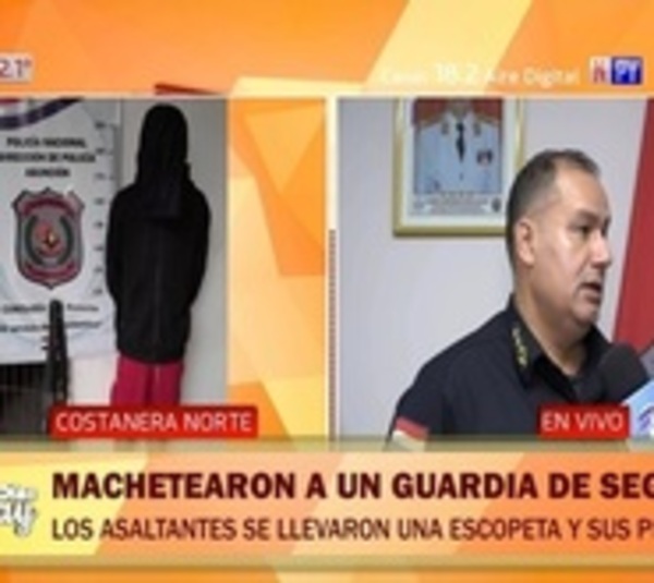 A machetazos hirieron a un guardia durante asalto - Paraguay.com