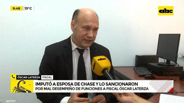 Video: Imputo a esposa de Chase y lo sancionaron - ABC Noticias - ABC Color