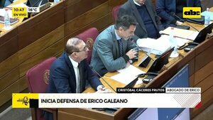 Video: Inicia defensa de Erico Galeano - ABC Noticias - ABC Color
