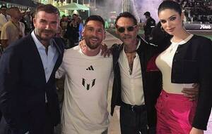 ¡La foto oficial de Nadia Ferreira con Leo Messi!