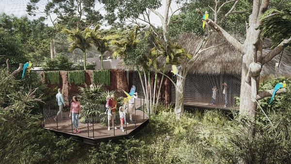 Avanzan obras de exhibidores de fauna fielmente recreados - La Clave