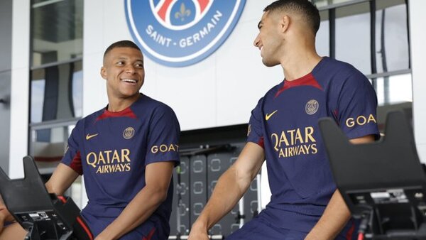 Mbappé regresa a los entrenamientos con el PSG