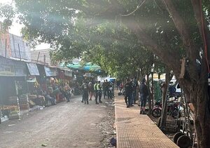 Despejan espacio público en Mercado de Abasto de Ciudad del Este - ABC en el Este - ABC Color