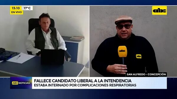Video: Fallece candidato liberal a la intendencia de San Alfredo - ABC Noticias - ABC Color