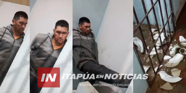 JEFE DE COMISARÍA REALIZÓ DISPAROS AL AIRE Y DESTROZÓ UNA SEDE POLICIAL EN GRAL. DELGADO - Itapúa Noticias
