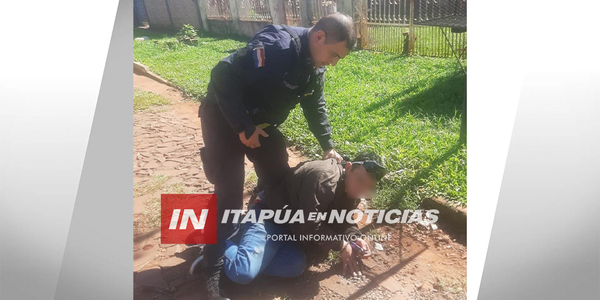 DESCUIDISTA CON FRONDOSOS ANTECEDENTES FUE ATRAPADO POR LA POLICÍA - Itapúa Noticias
