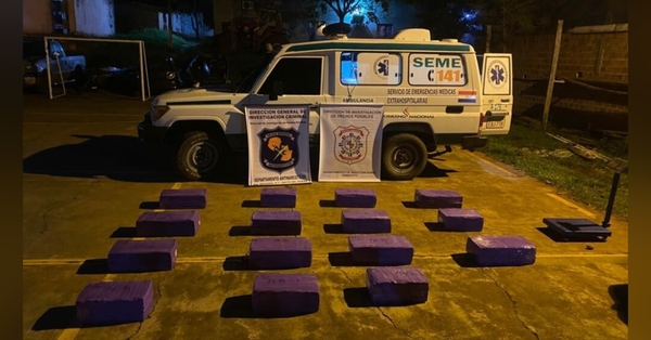 Fiscalía investiga posibles conexiones de chofer de ambulancia incautada con droga