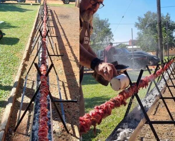 Paraguay quiere cocinar el asadito más largo del mundo