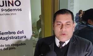 Candidato a CM cuestiona contaminación política del Poder Judicial - Nacionales - ABC Color