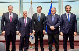 Cancilleres del Mercosur se reúnen con la Unión Europea en Bruselas - .::Agencia IP::.
