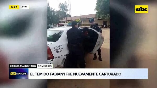 Video: El temido Fabián’i fue nuevamente capturado - ABC Noticias - ABC Color