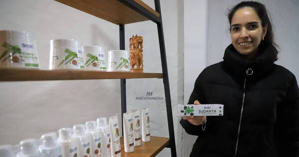 La Nación / Emprendedora paraguaya presenta cosmética natural en estand de India