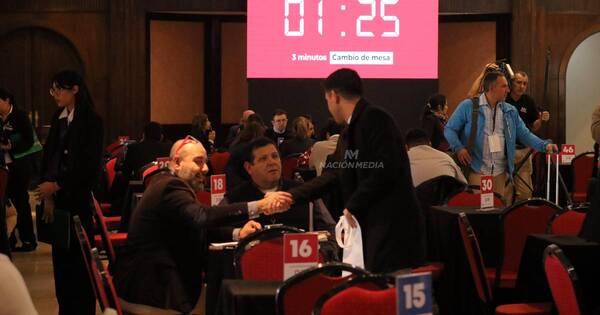 La Nación / Exitosa primera jornada de la rueda de negocios con 2.100 reuniones