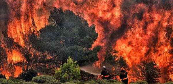 Grecia combate tres grandes incencios y la ola de calor no da tregua en Europa | OnLivePy