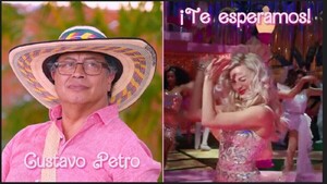 Presidente colombiano apareció en un video con temática Barbie y le bajaron la caña