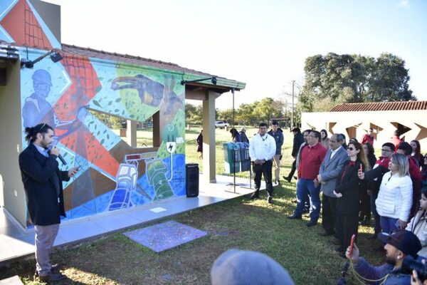 Habilitan circuito de murales en playa de Hernandarias como parte de concurso
