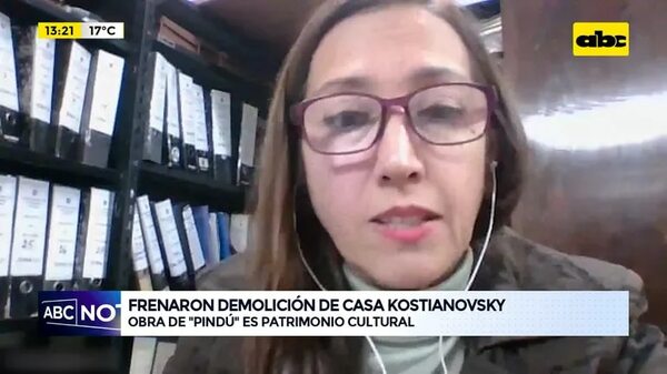 Video: frenaron demolición de casa Kostianovsky - ABC Noticias - ABC Color