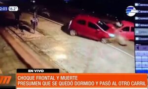 Choque frontal y muerte en plena ruta | Telefuturo