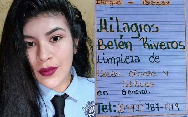 Con currículum escrito a mano, joven ofrece servicios en medio de la necesidad - Noticiero Paraguay