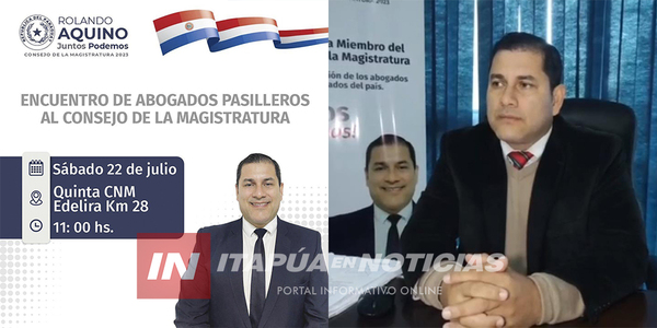 ROLANDO AQUINO ORGANIZARÁ IMPORTANTE REUNIÓN EN EDELIRA 28 - Itapúa Noticias