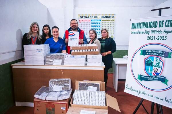 La Universidad Central del Paraguay donó un lote de Medicamentos a la Municipalidad del distrito de Cerro Corá