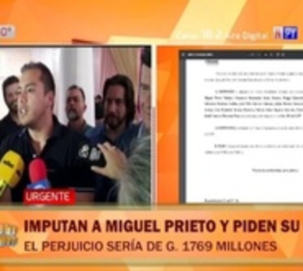 Imputan a Miguel Prieto y piden su arresto - Paraguay.com
