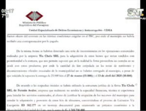 Intendente de CDE imputado por lesión de confianza - SNT