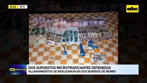 Video: Dos supuestos microtraficantes detenidos  - ABC Noticias - ABC Color