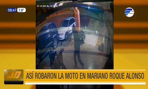 Así robaron la moto en Mariano Roque Alonso | Telefuturo