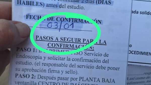 Consiguió turno en IPS para ¡enero del 2024!