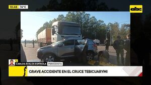 Video: Accidente de tránsito fatal en Cruce Tebicuarymi  - ABC Noticias - ABC Color