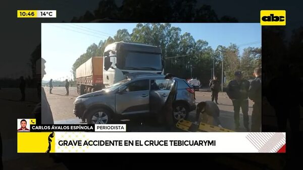 Video: Accidente de tránsito fatal en Cruce Tebicuarymi - ABC Noticias - ABC Color